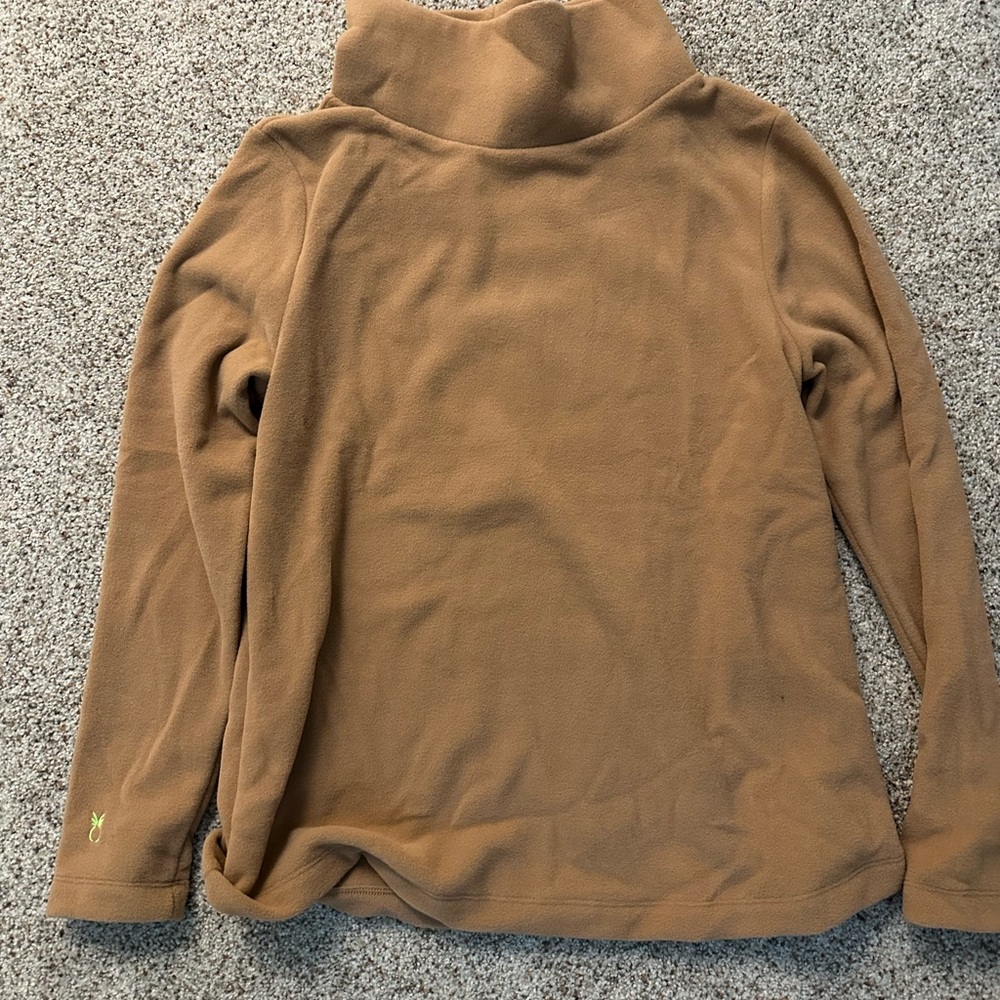 Dudley Stephens Camel Fleece Top